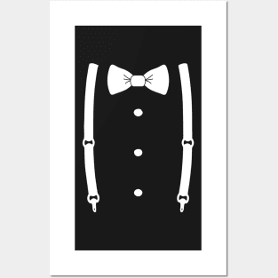 Bow Tie & Slacks (White tie) Posters and Art